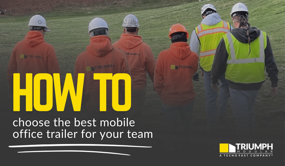 how to choose the best size mobile office for your staff