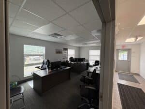 Interior Private Office with desk and chairs