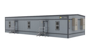 double-wide office trailer