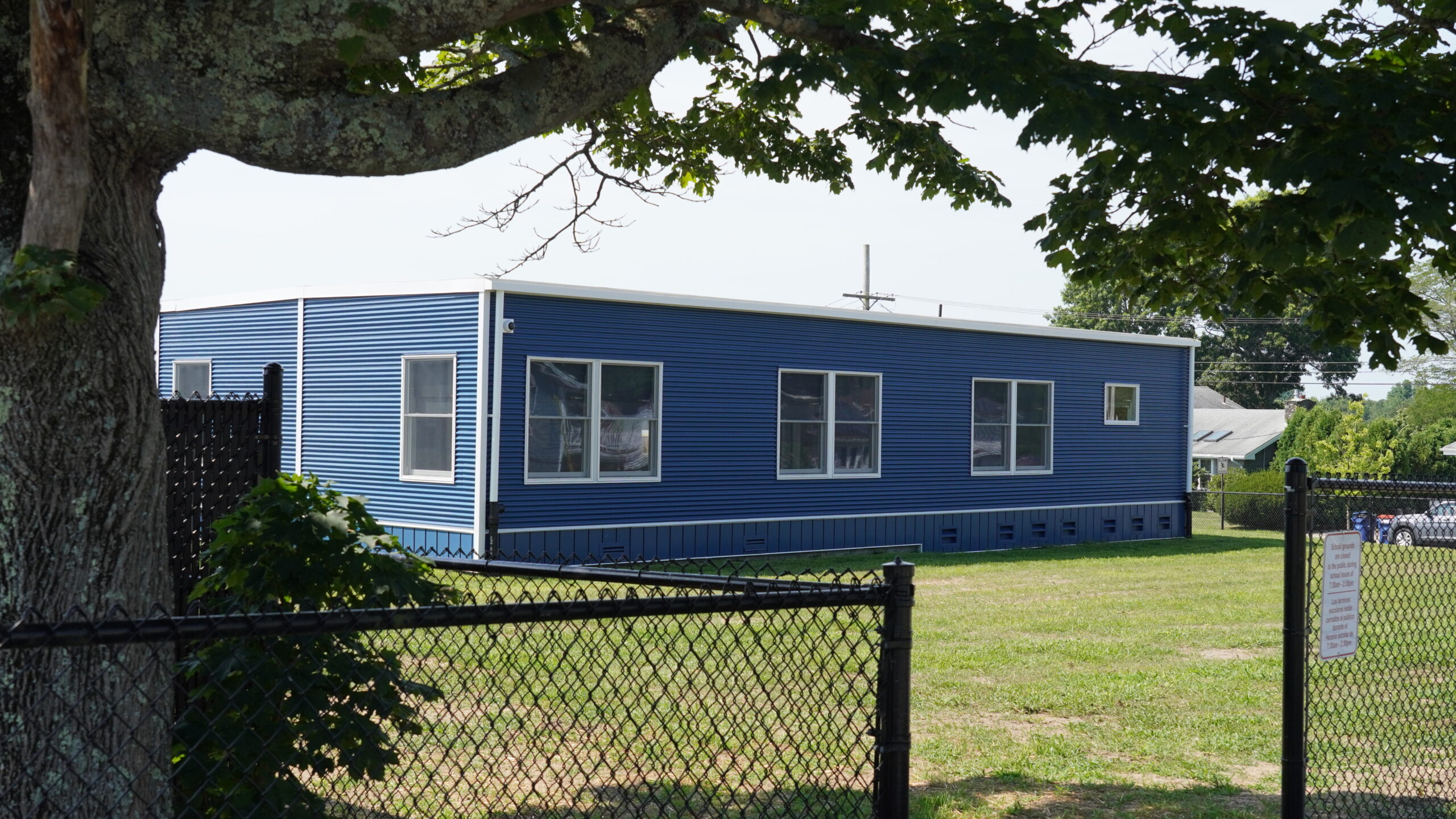 Exterior view of classroom addition