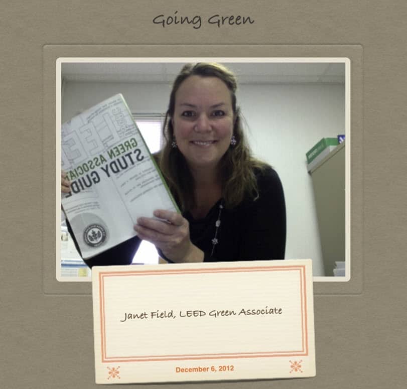 Janet Field LEED Green Associate